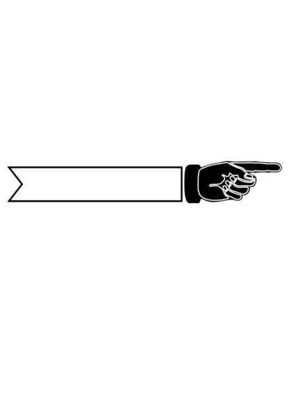 Right Arrow, Direction Finger Free SVG File