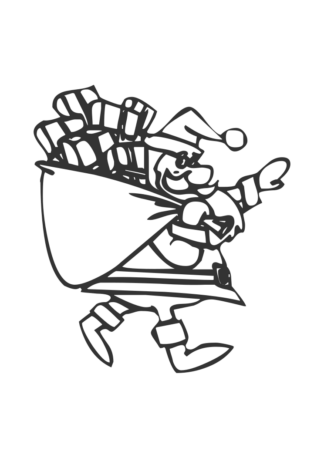 Santa Claus, Hand Drawn Free SVG File