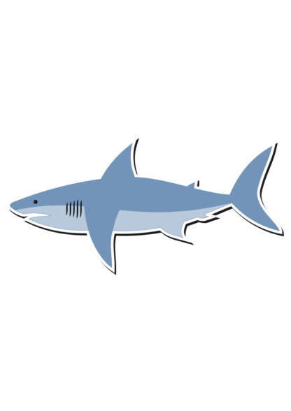 Shark Clipart Free SVG File