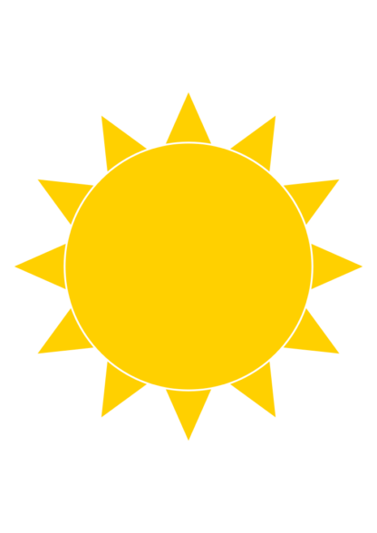 Decorative Sun - free svg file for members
