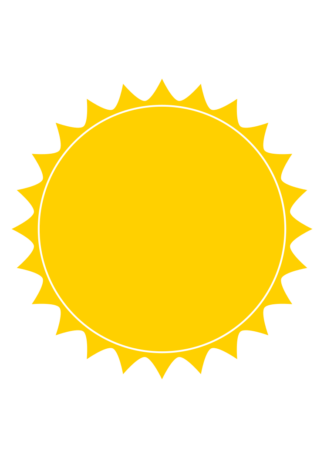 Summer Sun Free SVG Cut File
