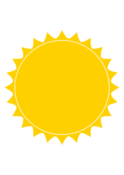 Summer Sun Free SVG Cut File