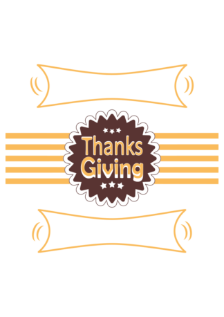 Thanks Giving Sign Free SVG File