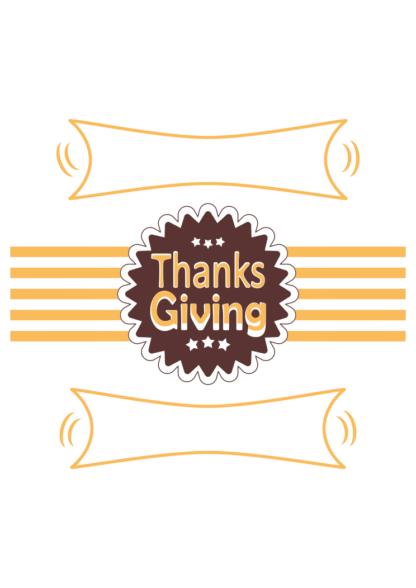 Thanks Giving Sign Free SVG File