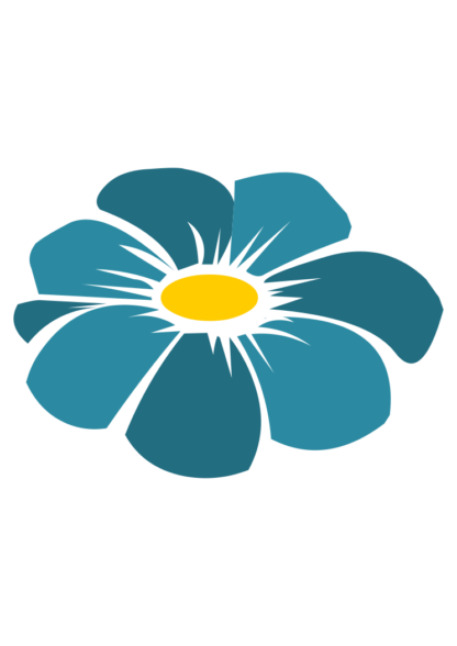 Wildflower Bloom Clipart Free SVG File