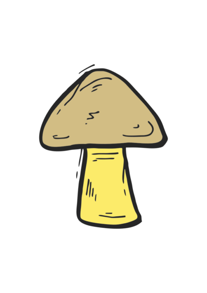Mushroom Clipart Free SVG File