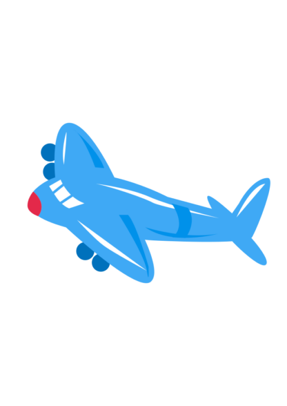 Airplane Clipart Free SVG File