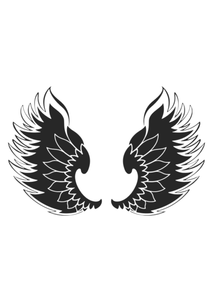 Angel Wings Free SVG File