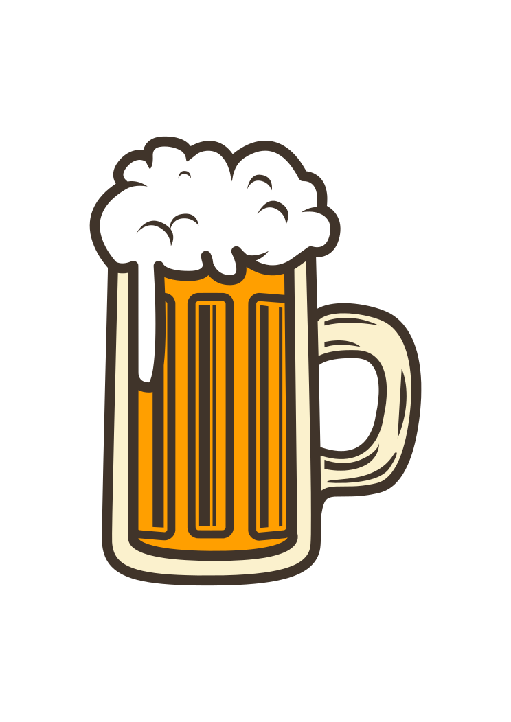 Beer Mug Clipart - free svg file for members - SVG Heart