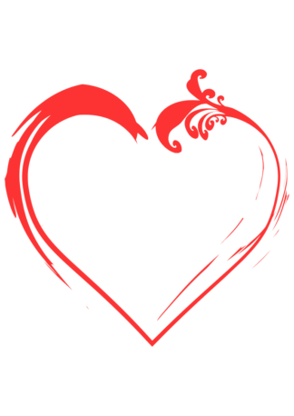 Fancy Heart Shape Free SVG File