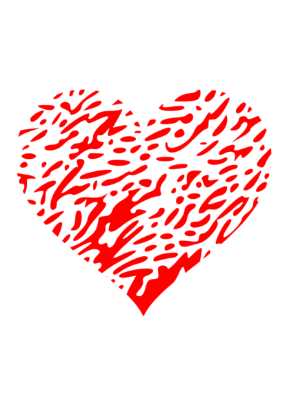 Fancy Heart Shape Free SVG File