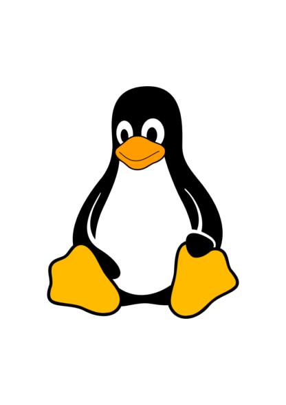 Linux Penguin Clipart Free SVG File
