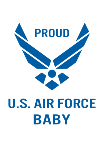 Proud U.S. Air Force Baby Free SVG File