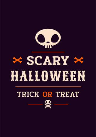 Scary Halloween Sign Free SVG File