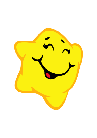 Smiley Star Clipart - free svg file for members