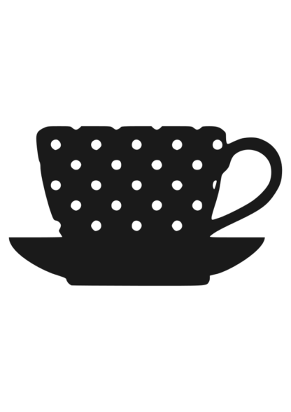 Tea Cup Silhouette Free SVG File