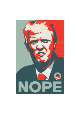 Trump Nope US President Free SVG File
