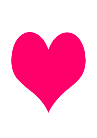 Simple Love Heart Free SVG File