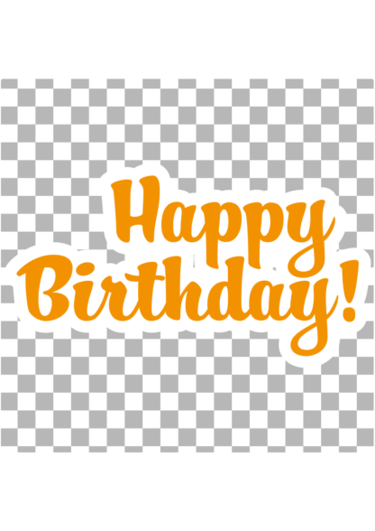 Happy Birthday Clipart Free SVG File