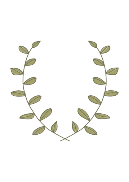Simple Ornamental Wreath Free SVG File