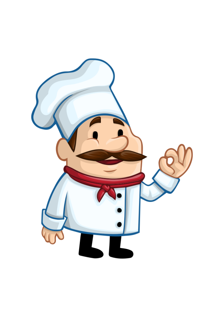 Cook Chef Man Clipart Free SVG File - SvgHeart.com