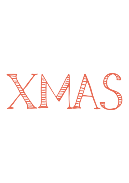 XMAS Christmas Sign Free SVG File
