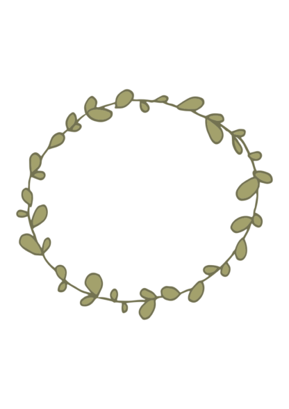 Circular Ornamental Wreath Free SVG File
