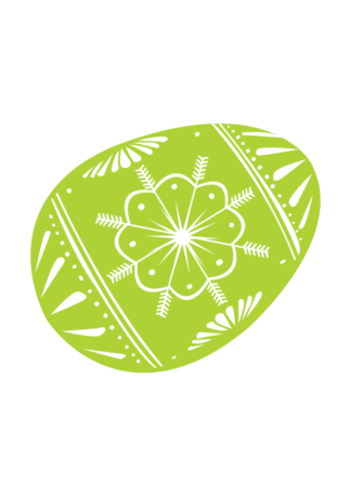 Green Easter Egg Clipart Free SVG File