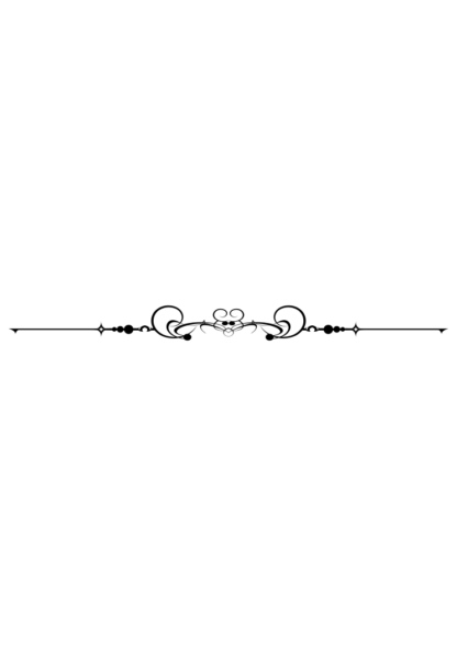 Black Ornamental Text/Line Divider Free SVG File