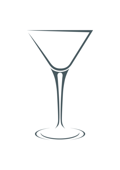 Champagne Drinking Glass Free SVG File