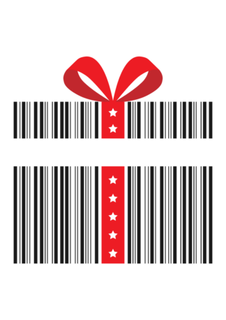 Packaged Gift Box Clipart Free SVG File