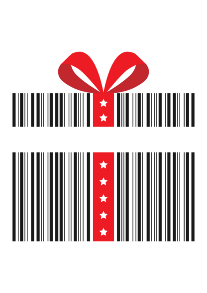Packaged Gift Box Clipart Free SVG File