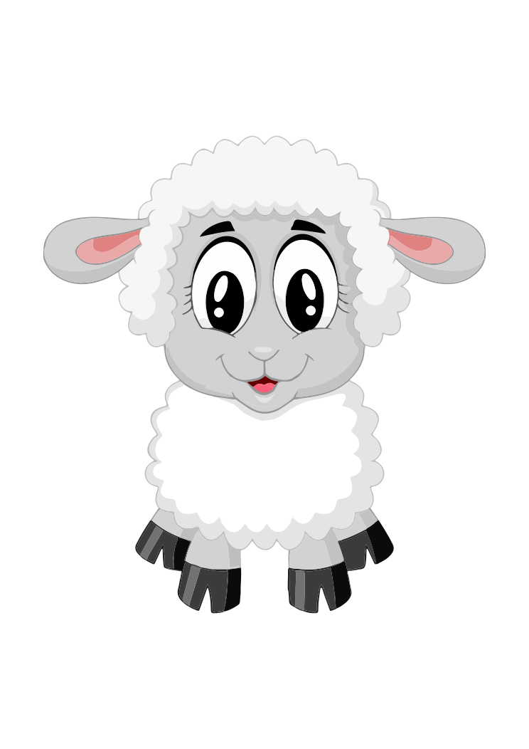 Little Lamb Clipart Silhouette