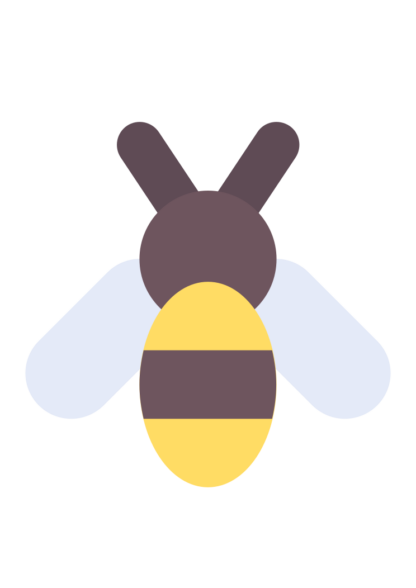 Bee Clipart Free SVG File
