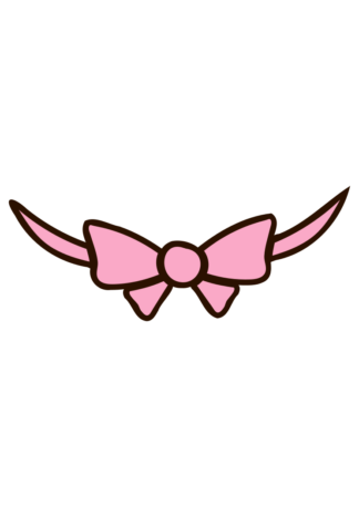 Pink Bow Tie Clipart Free SVG File