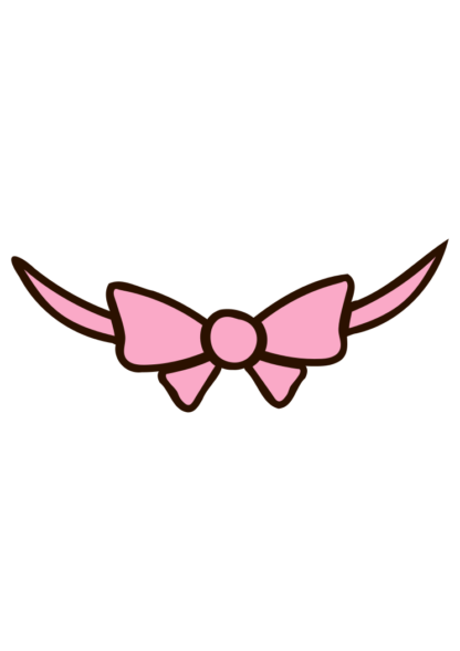 Pink Bow Tie Clipart Free SVG File