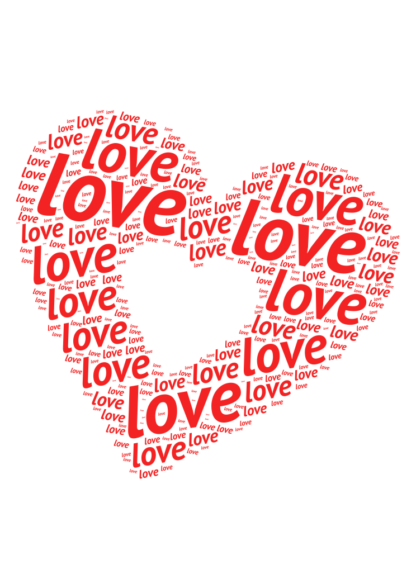 Love Heart Shape Clipart Free SVG File