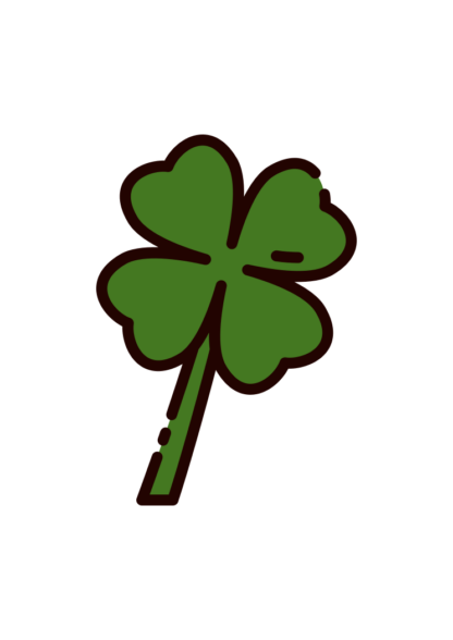 Clover Leaf Clipart Free SVG File