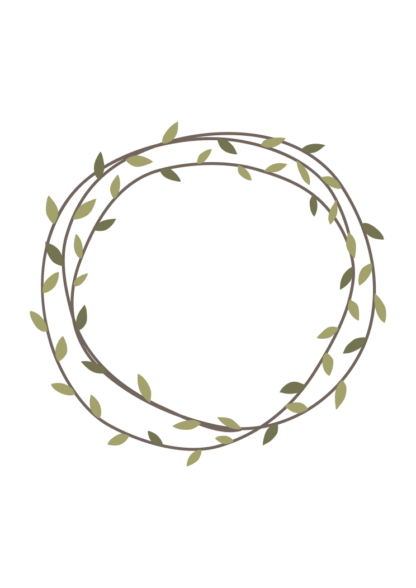 Twisted Circle Wreath Clipart - free svg file for members