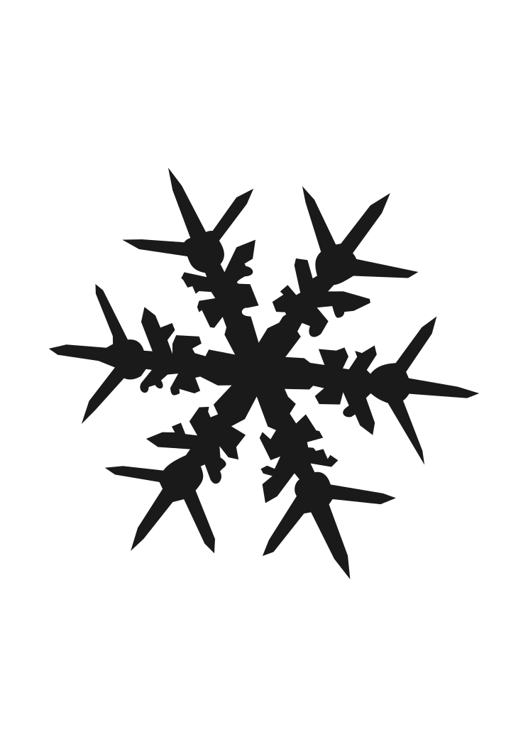 Elsa Frozen Snowflake SVG