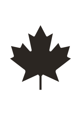 Maple Leaf Silhouette - free svg file for members