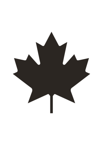 Maple Leaf Silhouette - free svg file for members