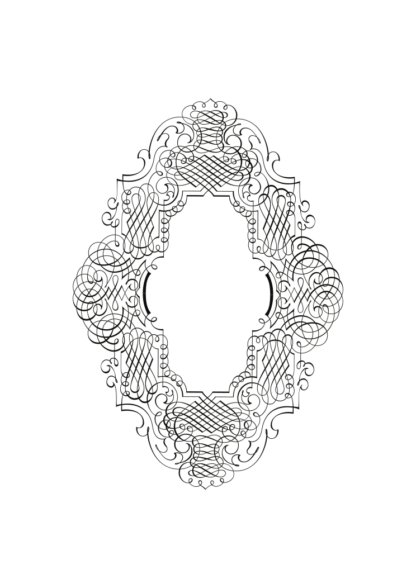 Ornamental Vinatge Frame Free SVG File