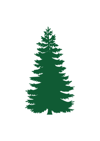 Pine Tree Silhouette - free svg file for members