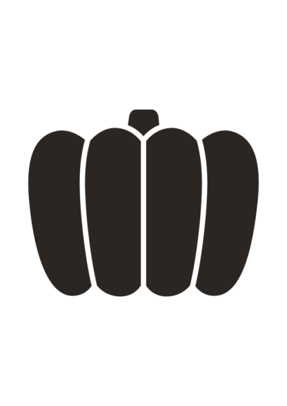 Pumpkin Silhouette Free SVG File