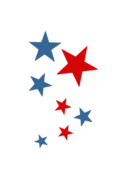 New Year Stars Clipart - free svg file for members