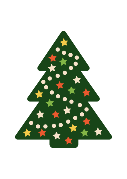Christmas Tree Clipart Free SVG File