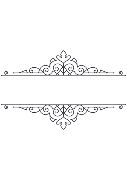 Ornamental Vintage Text Frame Outline - free svg file for members