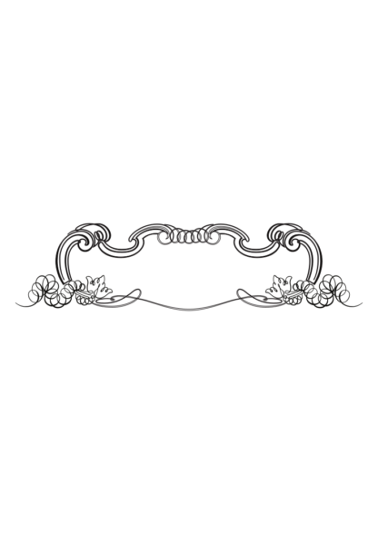 Ornamental Vintage Frame Clipart Free SVG File