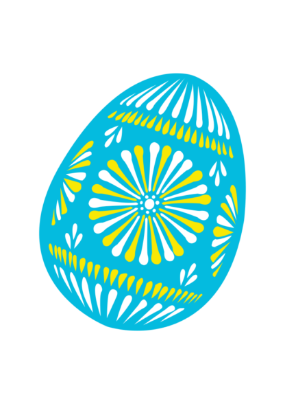 Easter Egg Clipart Free SVG File